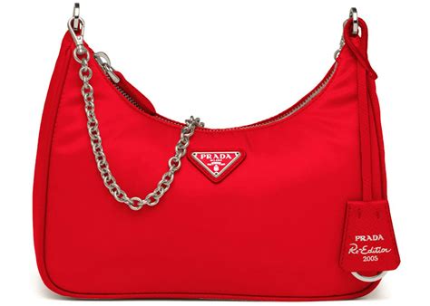 prada red shoulder bag|prada re nylon tote bag.